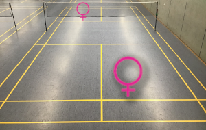 Dameneinzel Badminton