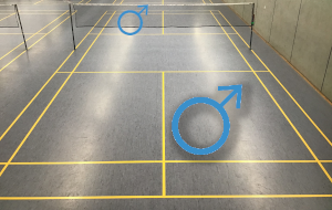 Herreneinzel Badminton